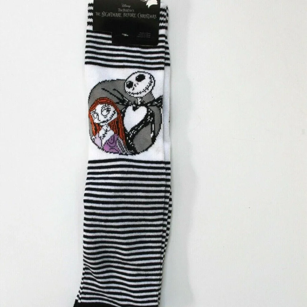 Disney The Nightmare Before Christmas Jack & Sally Socks 2 Pairs